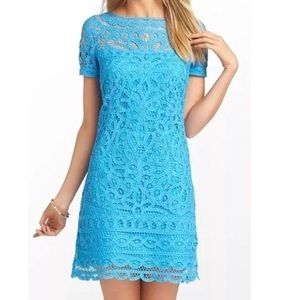 LILLY PULITZER BLUE LACE DRESS